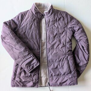 Athleta Girl Reversible Warm + Fuzzy Jacket, Size XL/14